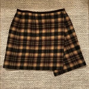 Vintage Brown Wrap Skirt!